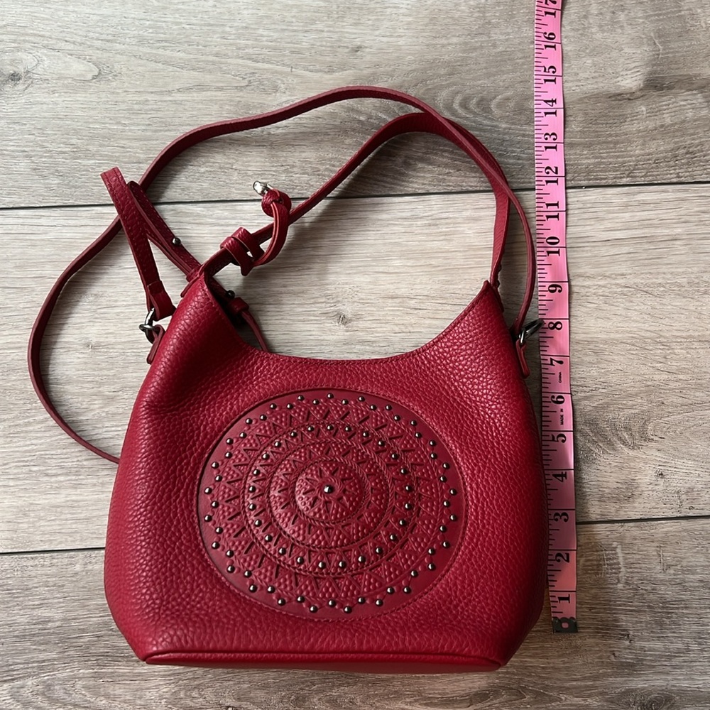 Brighton Charlette Ferrara Eternity Red Crossbody Bag Orig $365 EUC - Picture 11 of 16